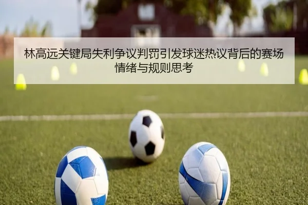 林高远关键局失利争议判罚引发球迷热议背后的赛场情绪与规则思考 | KYSPORTS